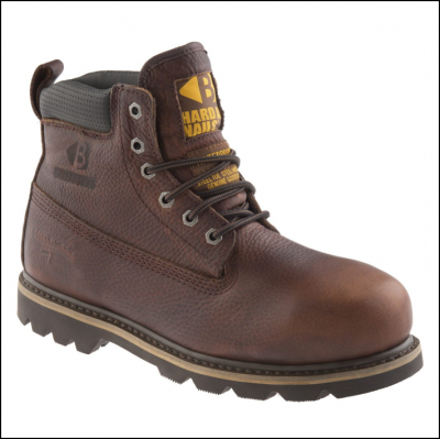 Buckler Brown Leather Waterproof Safety Boot 1