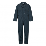 Castle Zip Front Polycotton Coveralls Spruce Green