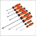 Sealey Hammer-Thru 8 piece Screwdriver Hi-Vis Set 1