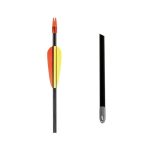 EK Archery Fibreglass Arrows 30 inch (Pack of 3)