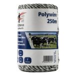 Fenceman 3 Strand Electric Fence Polywire 250M