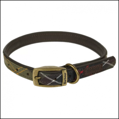 Barbour Classic Tartan Dog Collar 1