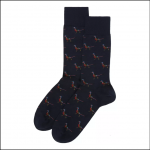 Barbour Mavin Pheasant Socks Navy