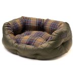 Barbour Quilted Dog Bed Olive