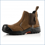 Buckler Nubuckz Brown Safety Dealer Boot