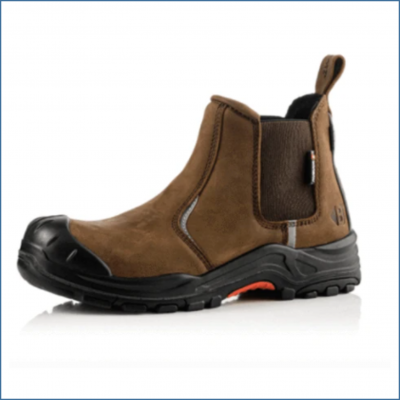 Buckler Nubuckz Brown Safety Dealer Boot 1