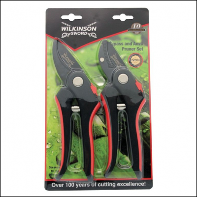 Wilkinson Sword Bypass & Anvil Pruner Twin Pack