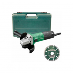 Hikoki G12STXCD 115mm/4.5" Angle Grinder 240V + Blade + Case