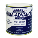 Bedec Aqua Advanced High Gloss Brilliant White Paint 2.5L