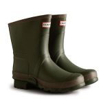 Hunter Women’s Field Gardener Short Wellington Boots Dark Olive-Clay