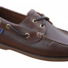 Quayside Ladies Clipper Chestnut Brown Boat Shoe 3