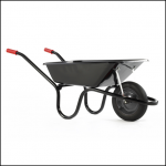 Chillington Camden Classic Black 85L Puncture Free Wheelbarrow