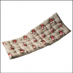 Ascalon Stone-Floral Bench Seat Cushion Pad 1