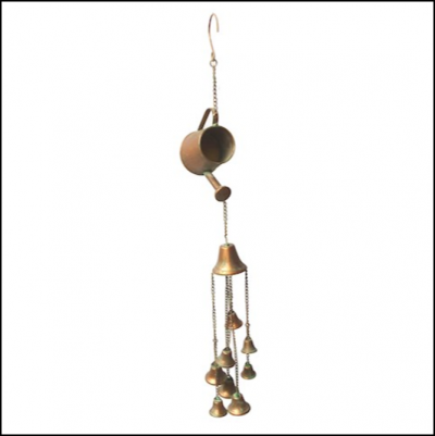 Ascalon Watering Can & Bell Garden Chime 1