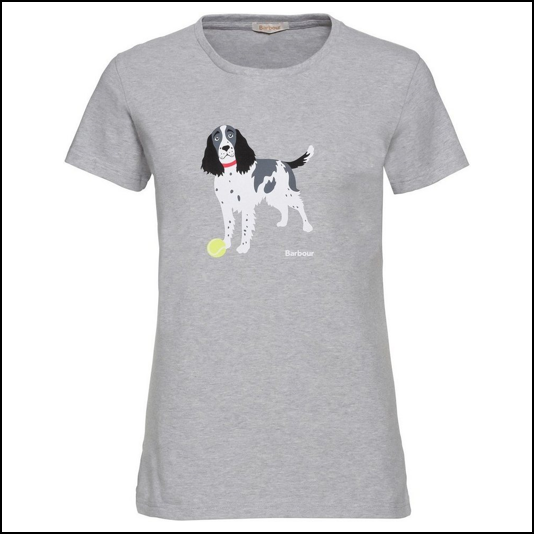 barbour spaniel t shirt