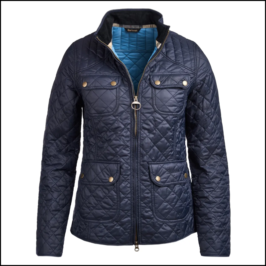 Barbour Bowfell Ladies Navy Quilt 