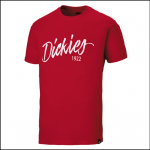 Dickies 22 Hanston Slim Ft T-Shirt Red 1