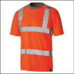 Dickies High Visibility Orange Safety T Shirt 1