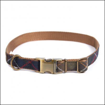 Barbour Tartan Webbing Dog Collar