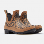 Joules Tan Leopard Short Wellibobs 3