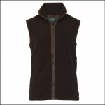 Alan Paine Aylsham Mens Peat Fleece Waistcoat 1