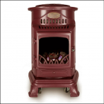 Provence 3kw Portable Gas Stove Heater Burgundy