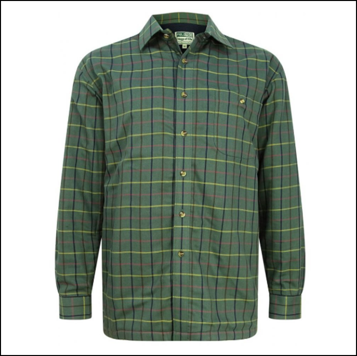 Hoggs of Fife Beech Micro Fleece Lined Shirt Ernest Doe Shop