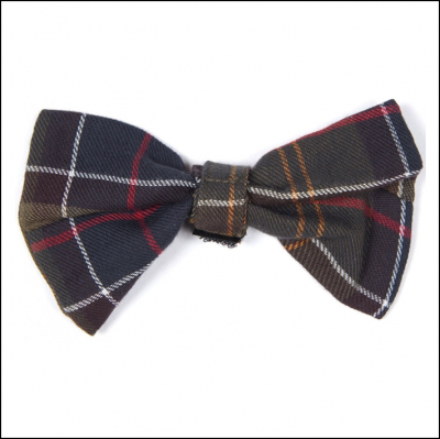 Barbour Tartan Dog Bow Tie 1