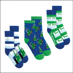 Tractor Ted Box of Socks (3 Pairs) Blue 1
