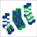 Tractor Ted Box of Socks (3 Pairs) Blue