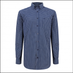 Hoggs of Fife Comrie Checked Shirt Navy 1
