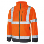 Dickies High Visibility Softshell Jacket Orange 1