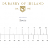 Dubarry Country Boots - Size Guide