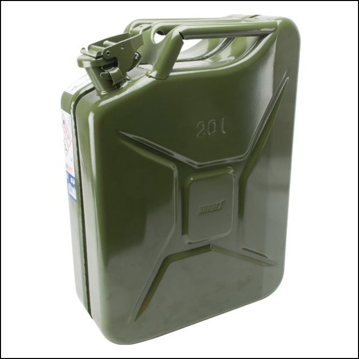 Gopart 20L Metal Army Green Jerry Can 1