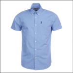 Barbour Gingham 17 Short Sleeve Shirt Aqua