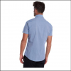 Barbour Gingham 17 Short Sleeve Shirt Aqua 3