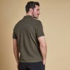 Barbour Sports Polo Shirt Dark Olive 3