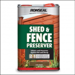 Ronseal Shed & Fence Preserver 5L – Assorted Colours