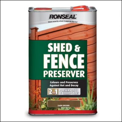 Ronseal Shed and Fence Preserver 5 Litre