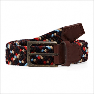 Barbour Ford Woven Belt Navy Mix 1