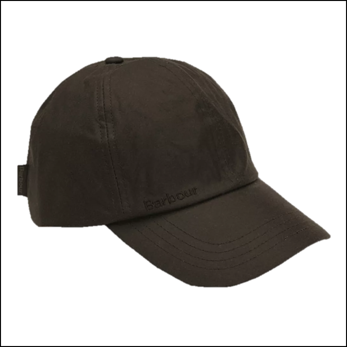 barbour wax baseball cap