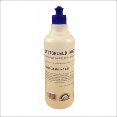 EXOL Optishield Neat Hand Sanitiser Gel 500ml