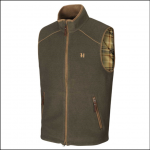 Harkila Sandhem Fleece Waistcoat Willow Green Melange 1