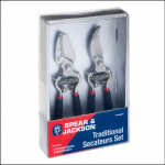 Spear & Jackson Traditional Drop Forged Bypass & Anvil Secateurs Twin Set