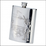 Bisley 6oz Gamekeeper Pewter Flask