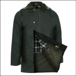 Champion Howick Men's Wax Jacket Olive Green 1