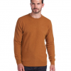 Barbour Essential Crew Neck Jumper Dark Copper 2