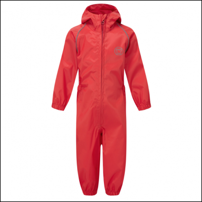 Castle Kids Splashaway Coverall Red 1