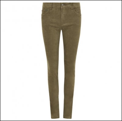 Dubarry Honeysuckle Ladies Pincord Jeans Dusky Green