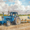 Tractor Themed Blank Cards by Steven Binks - Ford 7000